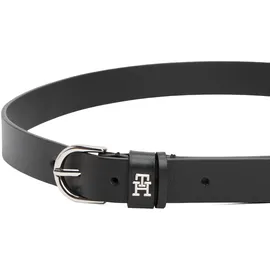 Tommy Hilfiger Damengürtel Leder schwarz 80 cm