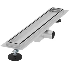 luxebath Duschrinne 50 cm Edelstahl Silber befliesbar