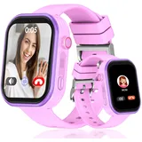 MiracDan 4G Smartwatch Kinder mit GPS und Telefon, Nachrichten, Schulmodus, 7 Spiele, SOS, GPS, Kamera, Anrufe, Kinder Smartwatch mit SIM Smart Watch Kinder für 3-12 Jungen und Mädchen
