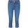 Tom Tailor Damen TTLENE Capri Jeans mit hohem Stretch, blau, Uni, Gr. 31