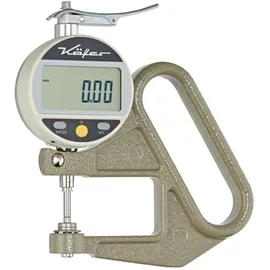 Käfer Dickenmessgerät JD 50 Messber.12,5mm Abl.0,01mm dig.fl.10=cmm