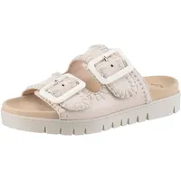 Gabor Pantolette, Plateau, Bequemschuh, Sommerschuh mit praktischen Klettverschlüssen beige