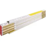 Stabila 617 Gliedermaßstab 2m weiß/gelb (01128)