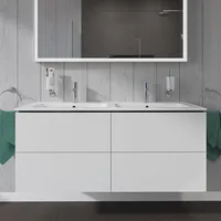 Duravit „L-Cube“ 129 × 55 × 48,1 cm,