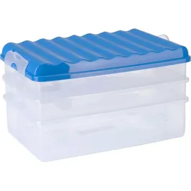 Testrut Frischhalte-Stapelbox 3-teilig mit Deckel