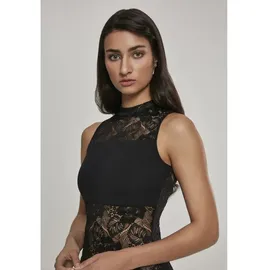 URBAN CLASSICS Ladies Laces Body - Schwarz