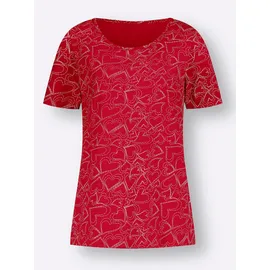 Classic Basics Druck-Shirt Rot 40