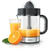 Arendo Zitruspresse mit 40 W & 1,2 Liter Fruchtsaftbehälter Presskegel mit zwei Drehrichtungen