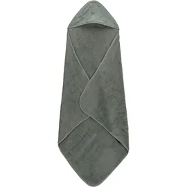 fillikid 2.tlg. Kapuzenbadetuch-Set Badetuch und Waschhandschuh 100 x 100 - Wal - Grün