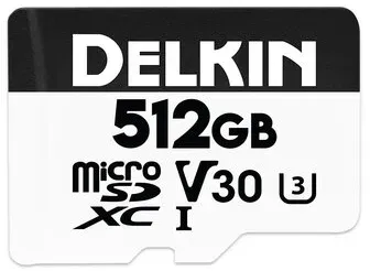 Delkin DRONE UHS-I (A2) microSD Memory Cards  512 GB