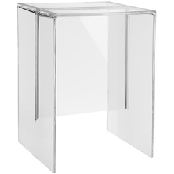 Kartell - Max-Beam Hocker/Beistelltisch, transparent-glasklar