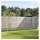 vidaXL Voliere mit Erweiterung 830 x 203 x 216 cm silber
