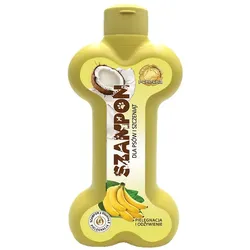 Flohshampoo für Hunde und Welpen Banane + Kokosnuss 200 ml