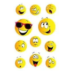 HERMA Schmucketikette Happy Face 15042