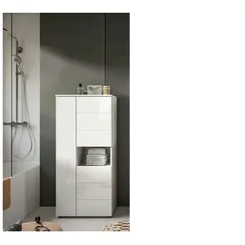 MID.YOU Midischrank Vira 60 x 133 cm Weiß