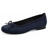 Jana Damen Ballerinas Elegant Vegan, Blau (Navy), 41 EU