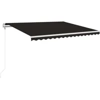 VidaXL Markise Automatisch 400x350 cm Anthrazit