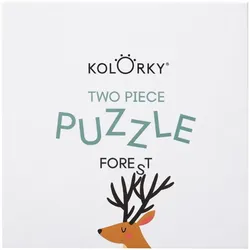 Kolorky Puzzle Two Piece Forest Puzzle 10 St.