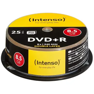 Intenso DVD+R 8.5GB DL 8x 25er