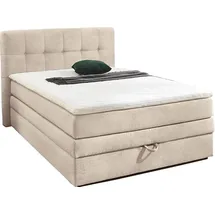 JOB Boxspringbett AMY 120 x 200 cm Cord beige