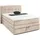 JOB Boxspringbett AMY 120 x 200 cm Cord beige