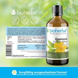 Bioherba Damiana Turnera diffusa Tropfen 50 ml