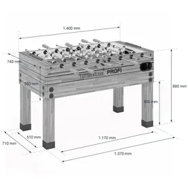 Automaten Hoffmann Tischkicker "Profi"