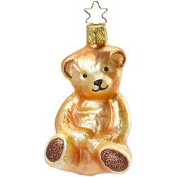 Christbaumschmuck Glas Teddybär Weihnachtskugeln Weihnachtsbaumschmuck schlicht