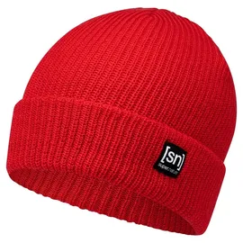super.natural Merino Basic Mütze, high risk red, ONE Size