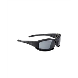 SWISS EYE® Pilotenbrille SCHUTZBRILLE GUARDIAN SCHWARZ (Set, Sonnenbrille inkl. Etui) Wechselscheiben in orange und klar schwarz