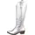 Ital-Design Cowboyboots Damen Silber 36