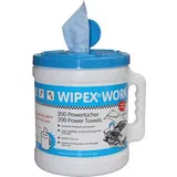 Wipex Big Grip Dispenser Bucket inkl. 1 Rolle blau L.380xB.240mm 200Abrisse
