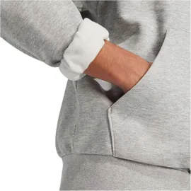adidas Fleece Hoodie Grey Heather/Black L
