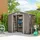 Outsunny Metallgerätehaus 2,03 x 1,17 m grau