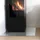 Tulup Glasplatte für Kamin Quadrat 60 x 60 x 0,4 cm Sicherheitsglas Grau
