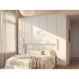 vente-unique Bettbrücke Antero Weiß 206 cm