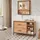 EUGAD Waschbeckenunterschrank 2 Schubladen 30 x 60 cm Beige