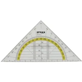 Stylex Geometriedreieck mit Griff 16 cm