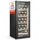 Vevor Weinkühlschrank für 32 Flaschen, Freistehender Flaschenkühlschrank mit Doppelzonen, Einstellbarer Temperatur von 5 °C bis 18 °C und Glastür, für Hausbar, Büro, Bar, Rotwein, Weißwein, Champagner