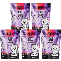 BUBU Pets Silicone Non-Caking Streu Micro lavendel lila 5x3.8l