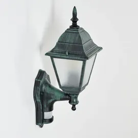 hofstein Wandleuchte mit Bewegungsmelder (E27)  - Schwarz/Grün
