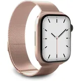 case & me SBS Armband für Apple Watch 38/40/41 mm mit Magnetverschluss, Gold Rose (CMAWATCHB40MRG)