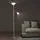 RL RGB LED Design Stehlampe 180 cm 28 cm 59020 Silberfarben