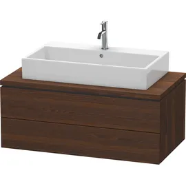 Duravit L-Cube 102x54,7cm, Nussb geb., f Kons, 2 Schub.