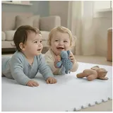 LittleTom 18 Teile Spielmatte Baby Puzzlematte - 30x30 Krabbelmatte Bodenmatte Kinderzimmer