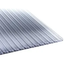 Tetzner & Jentzsch PC-Stegfünffachplatte Fachwerk 980 x 6000 mm glasklar 16 mm