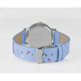 Atrium A47-12 Gehäusebreite 0 mm Analog Quarz blau Kunstlederarmband Flieder onesize