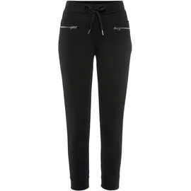 Bruno Banani Jerseyhose figurbetonte Passform schwarz 40