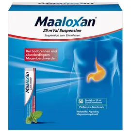 Maaloxan 25 mVal Suspension 50 x 10 ml