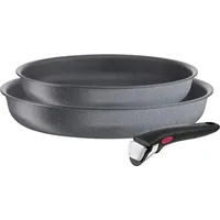Tefal Ingenio L3969202, Frittierset, Grau, Aluminium, Titan, Schwarz, Thermo-Punkt - Grau
